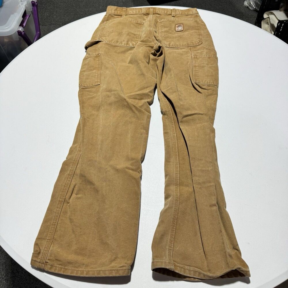 Lot of 3 Carhartt Pants Men's 32x32 Loose Original Fit Carpenter Canvas Work - Picture 3 of 16